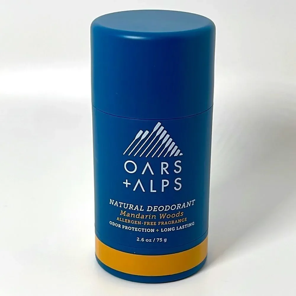 NWT Oars + Alps Aluminum-Free Deodorant for Sensitive Skin - Mandarin Woods